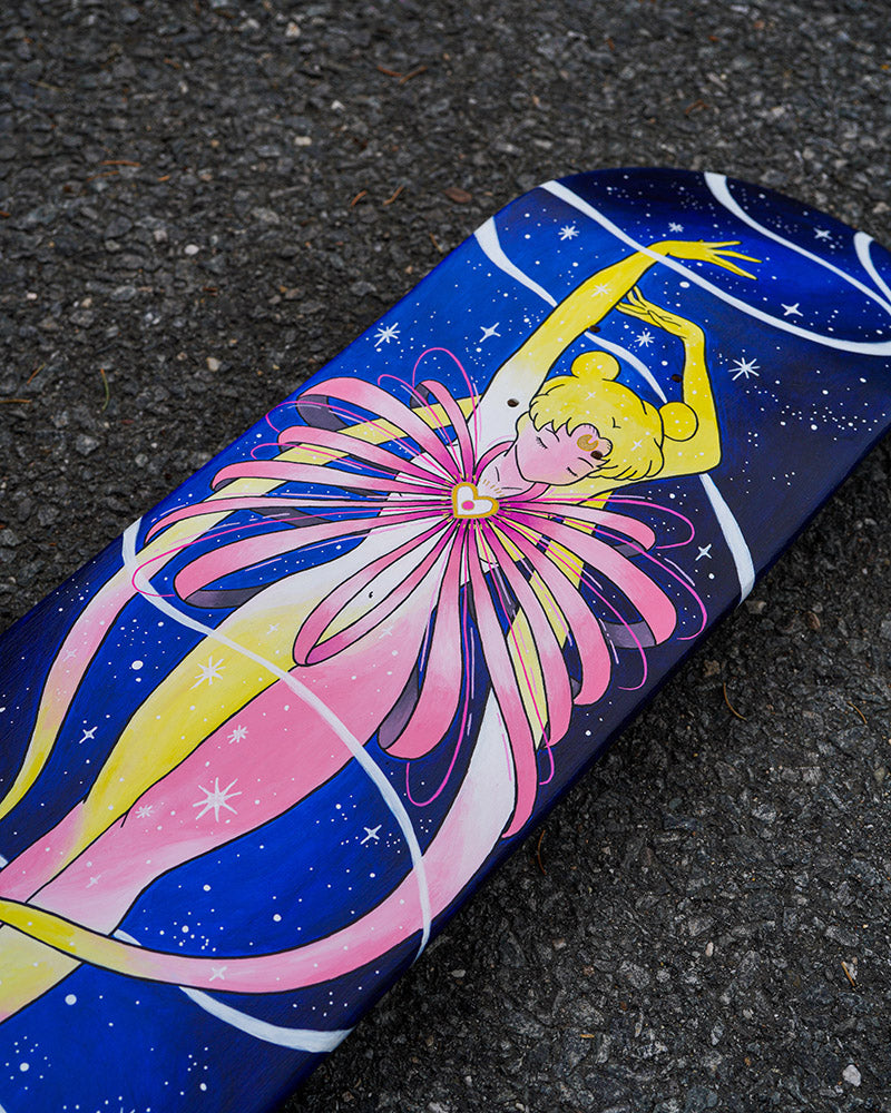 Sailor Moon Transforming Custom Skateboard
