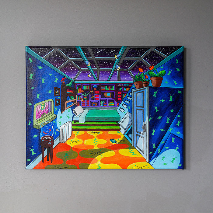Hey Arnold's Room Original Painting