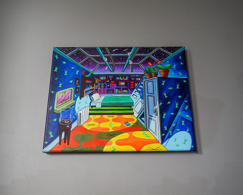 Hey Arnold's Room Original Painting