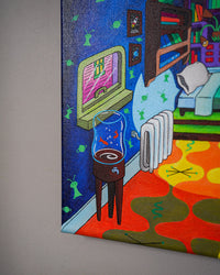 Hey Arnold's Room Original Painting