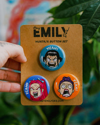 HUNTR/X Pin Back Button Set