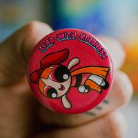 Lead With Kindness Pin Back Button