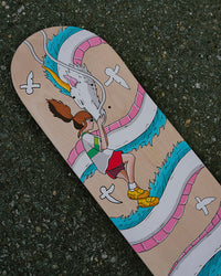 Haku and Chihiro Custom Skateboard