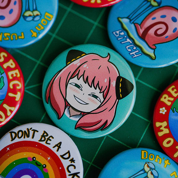 Anya Pinback Button