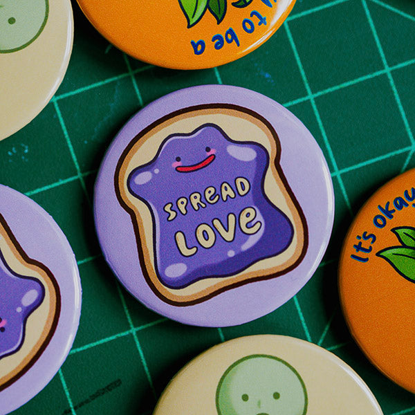Spread Love Pinback Button