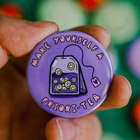 Priori-TEA Pinback Button