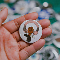 Women's Equality Pin Back Button