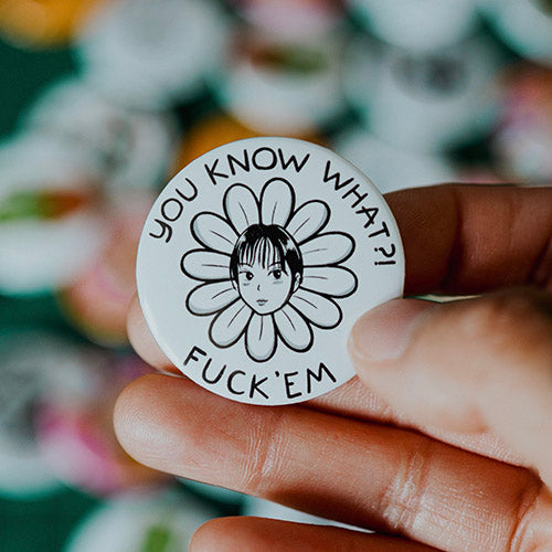 Unfiltered Pep Talk Pin Back Button Set