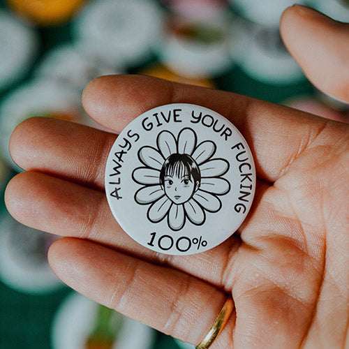 Unfiltered Pep Talk Pin Back Button Set