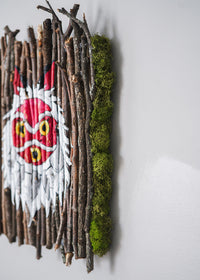 Princess Mononoke Mask Mixed Media Original Painting