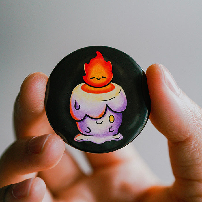 Litwick x Calcifer Pinback Button