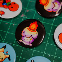 Litwick x Calcifer Pinback Button