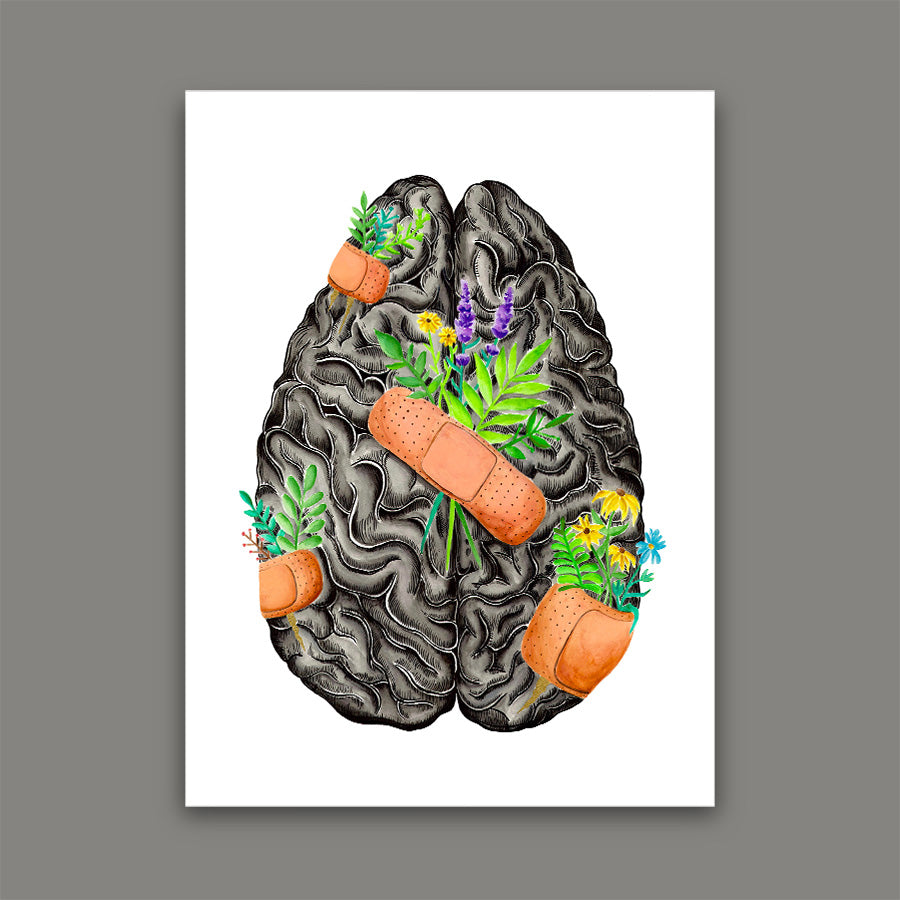 Healing Brain Print