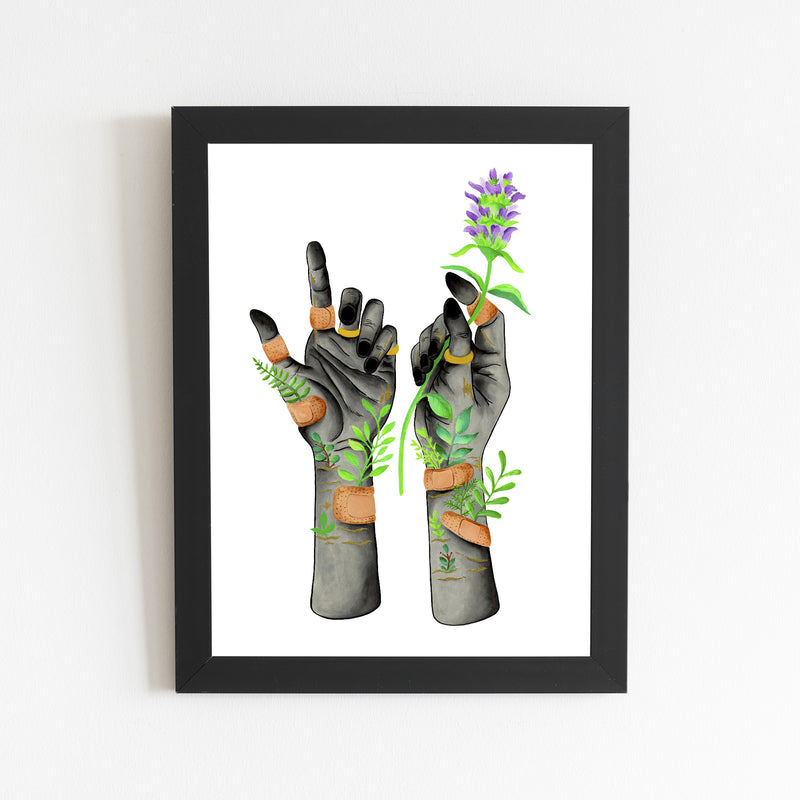 Healing Hands Print