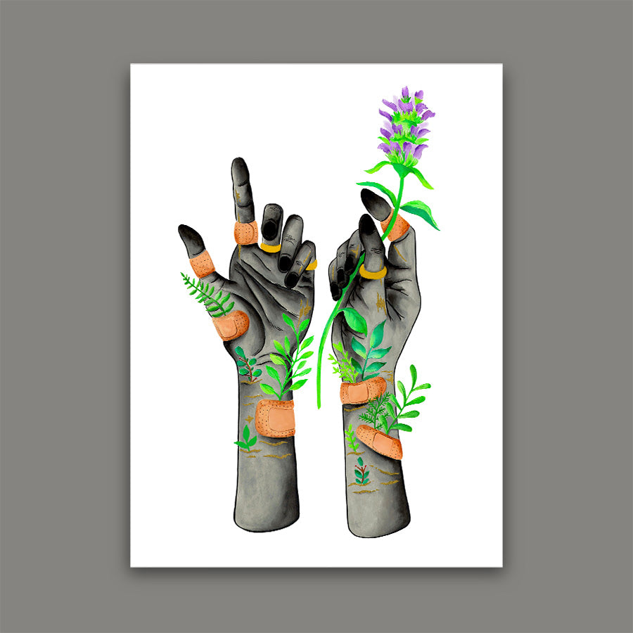 Healing Hands Print