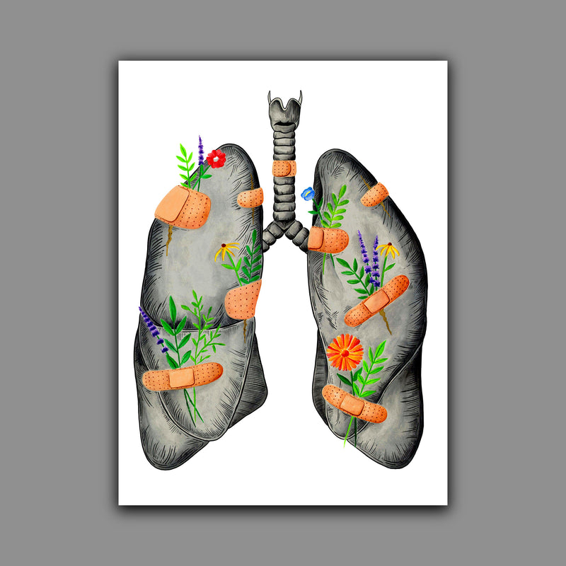Healing Lungs Print