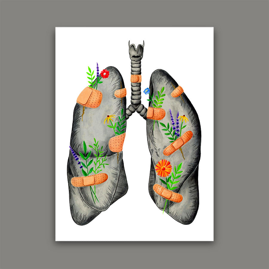 Healing Lungs Print