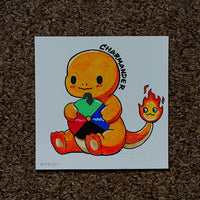 Charmander x Calcifer Original Drawing