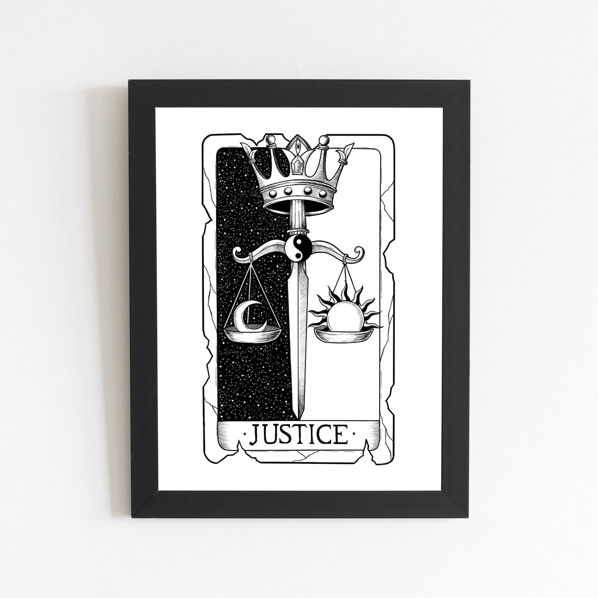 Justice Tarot Print