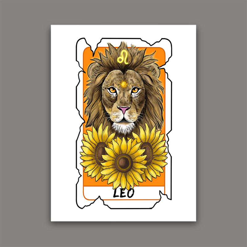 Leo Zodiac Print