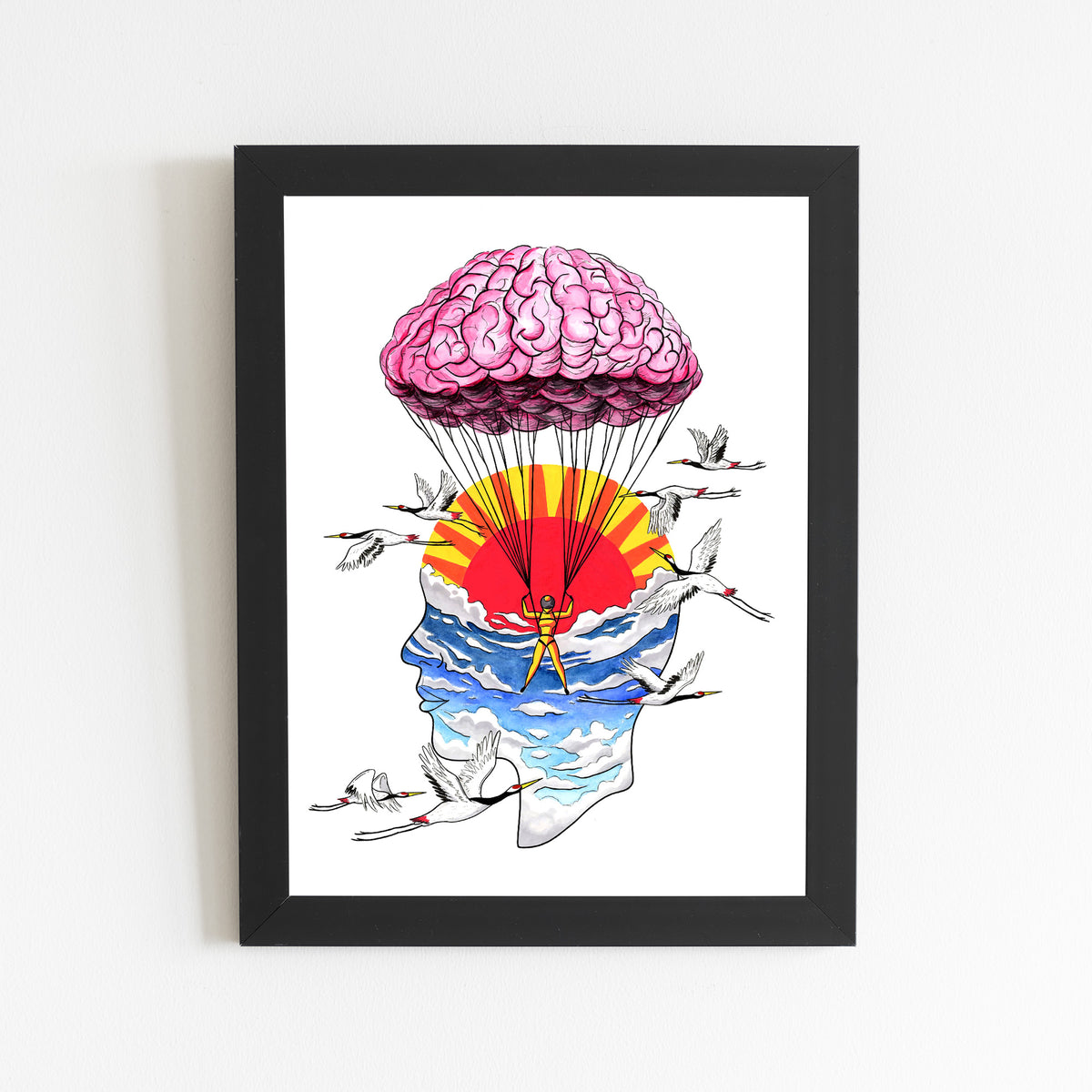 Leap with an Open Mind Print