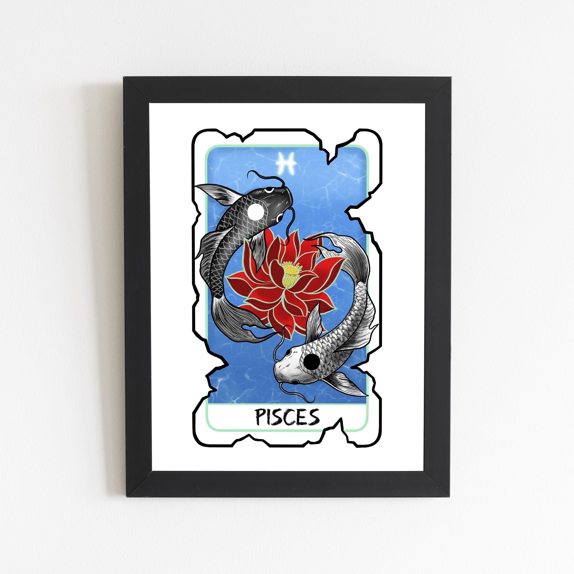 Pisces Zodiac Print – HEYEMILYDEE SHOP