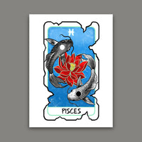 Pisces Zodiac Print