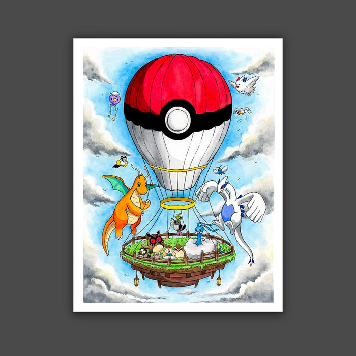 Poké Sky Print