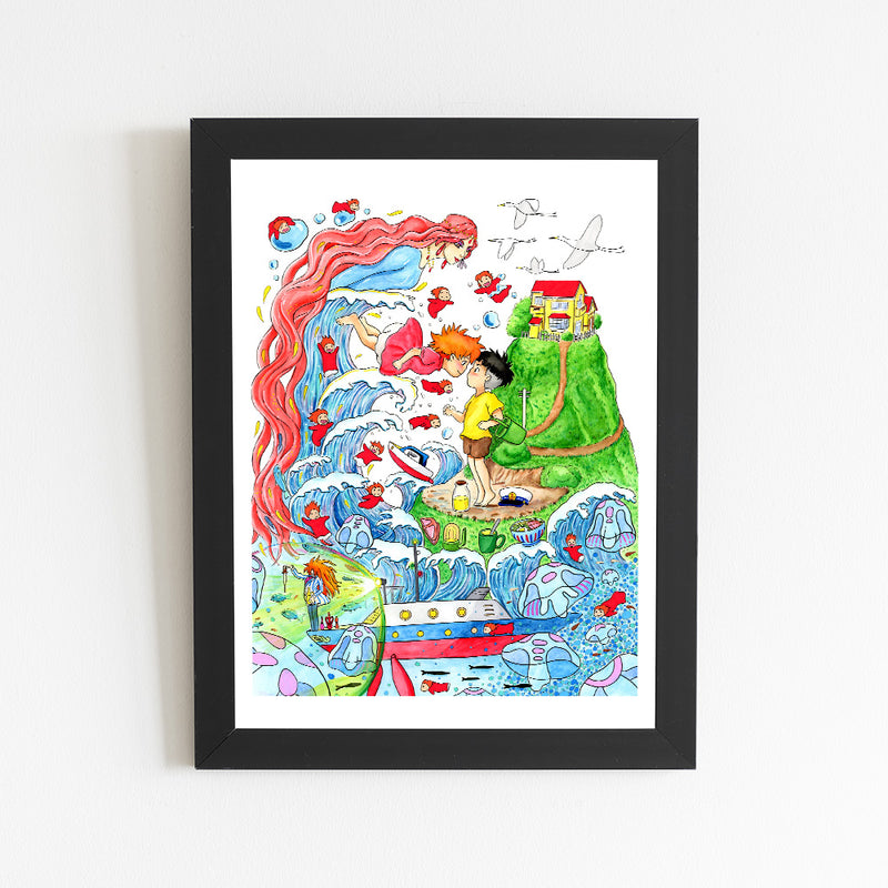 Ponyo Print