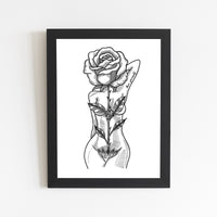 Rose Goddess Print