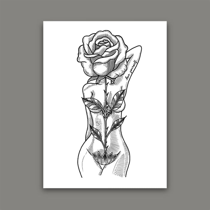 Rose Goddess Print