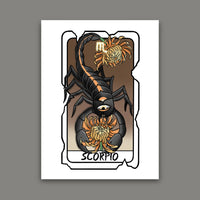 Scorpio Zodiac Print