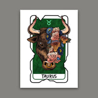 Taurus Zodiac Print