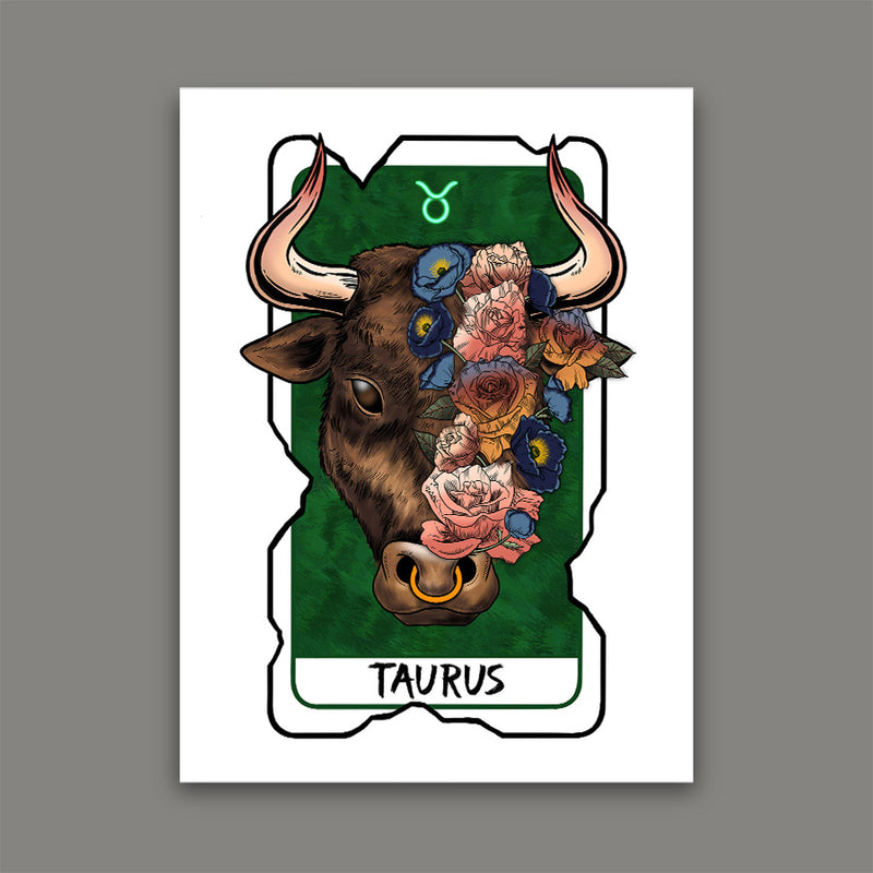 Taurus Zodiac Print