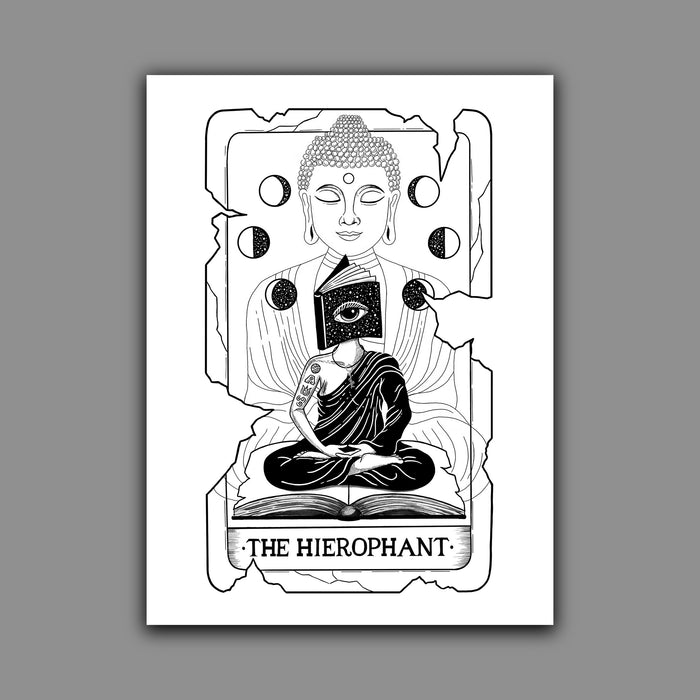 The Hierophant Tarot Card Print
