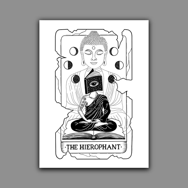 The Hierophant Tarot Card Print
