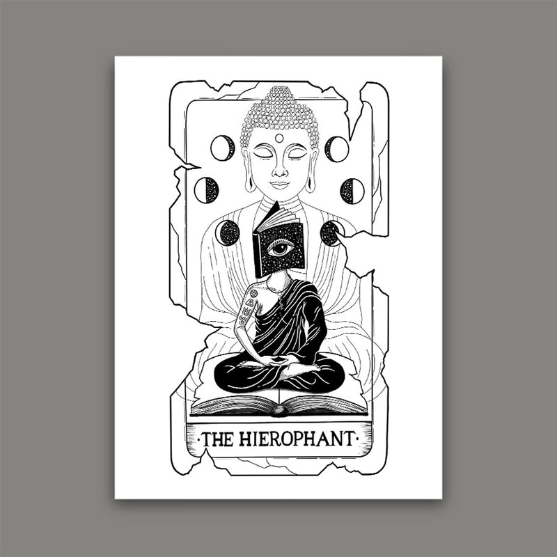 The Hierophant Tarot Card Print