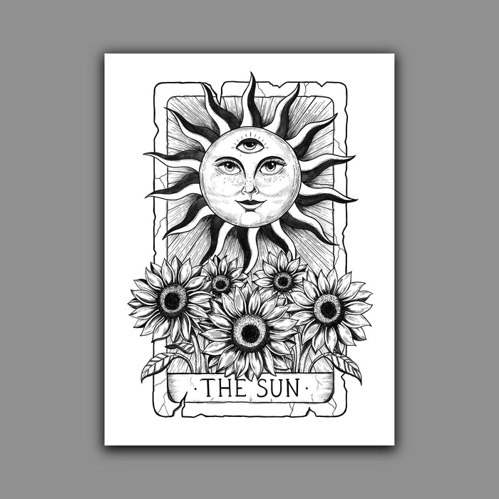 The Sun Tarot Card Print