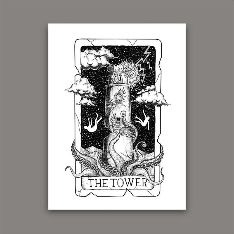 The Tower Tarot Card Print