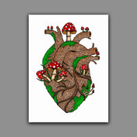 Tree Heart Print
