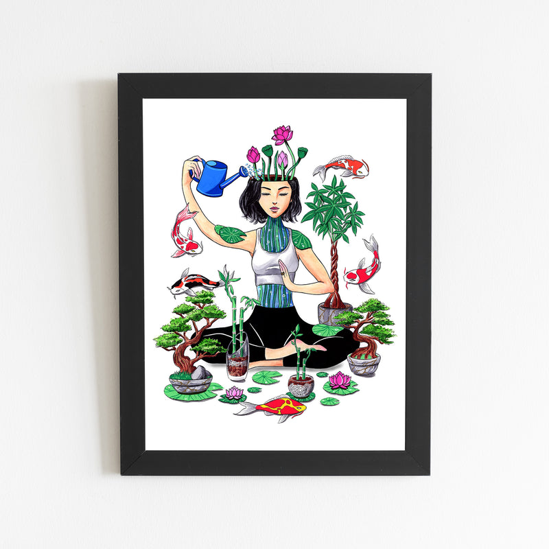 Water Yourself With Care Print