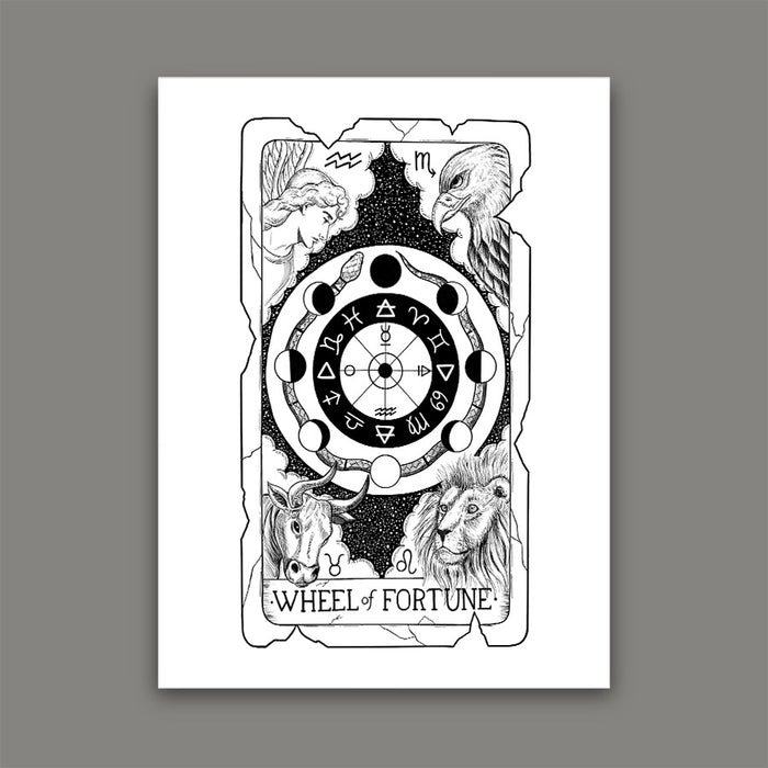 Wheel of Fortune Tarot Card Print