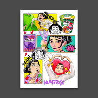 Zoey Kpop Demon Hunters Print