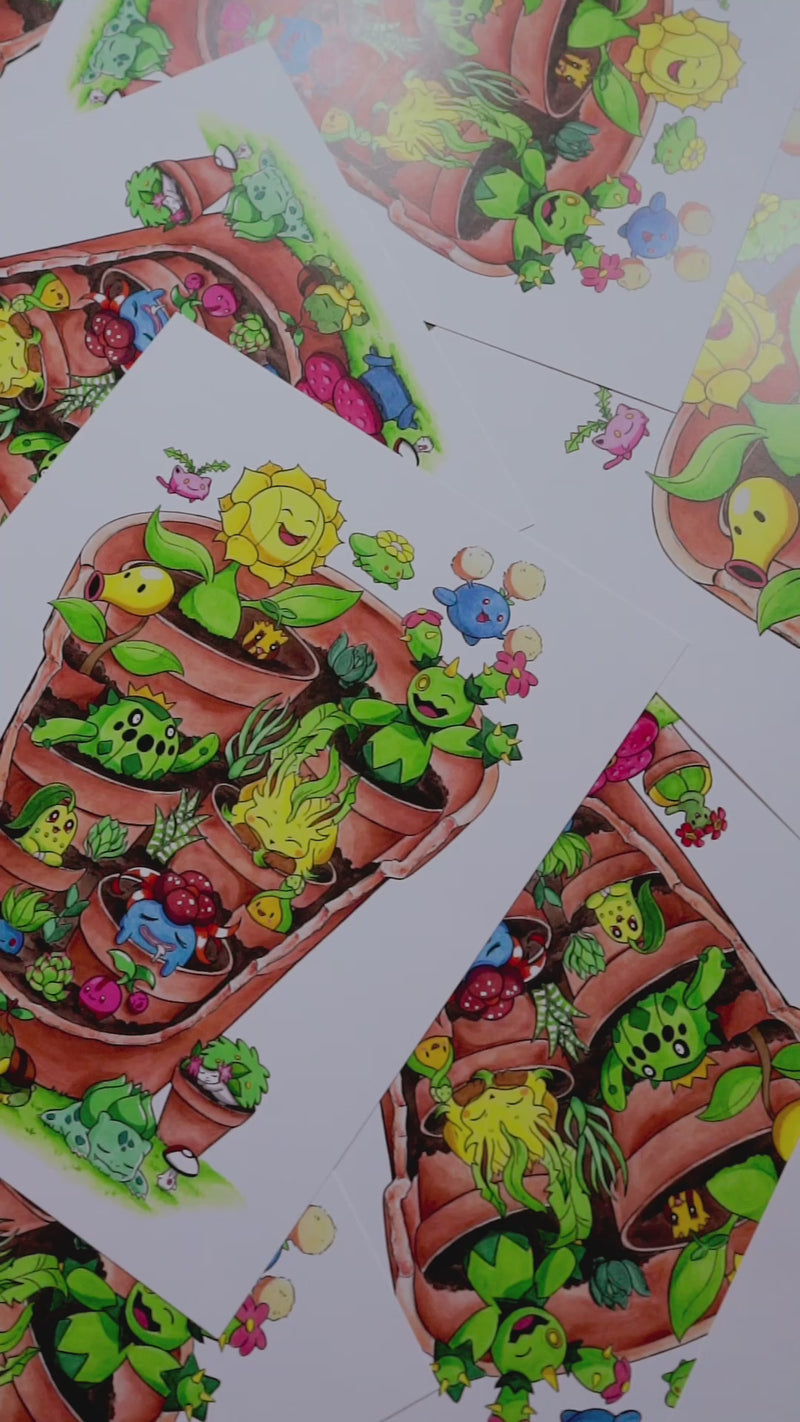 PokéGarden Print