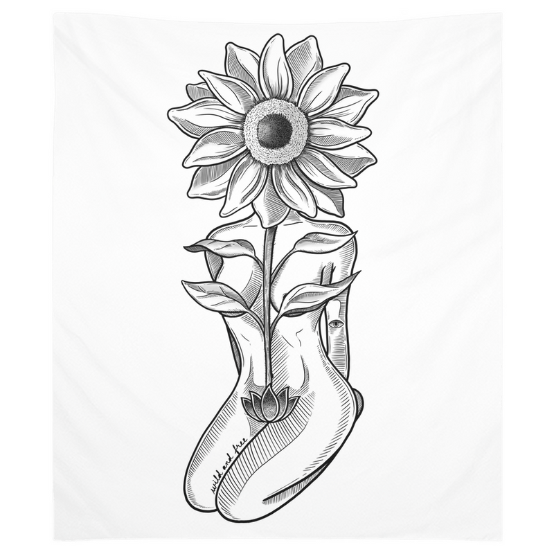 Sunflower Goddess Tapestry