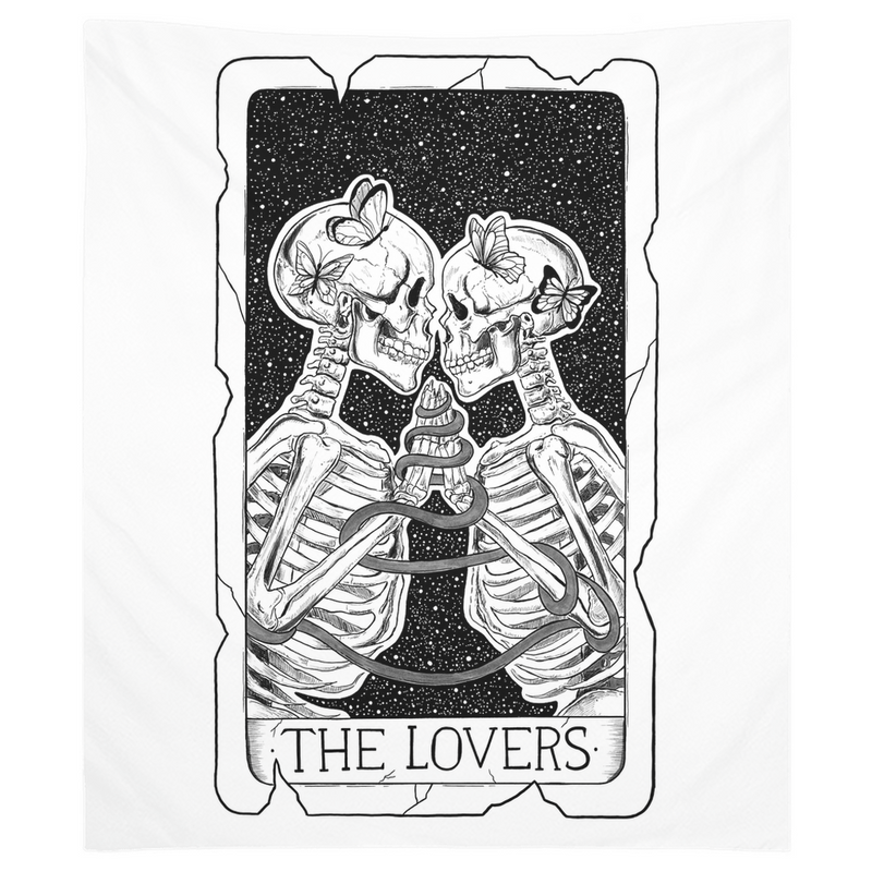 The Lovers Tarot Tapestry HEYEMILYDEE SHOP