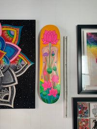 Lotus Goddess Custom Skateboard