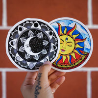 Sun & Moon (Set of 2 Stickers)