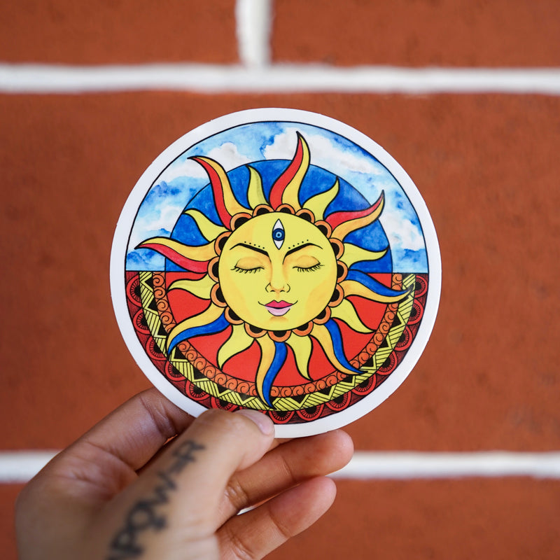Sun & Moon (Set of 2 Stickers)