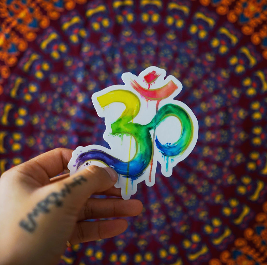 Om Clear Sticker – HEYEMILYDEE SHOP